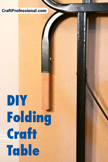 DIY Folding Craft Tables Tutorial