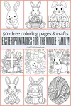Download 50+ free Easter coloring pages! Enjoy cute bunnies, decorated eggs, Easter baskets, and religious designs. Perfect for kids & adults—print now!