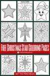 Download free Christmas star coloring pages! From simple outlines and nativity stars to detailed ornaments, find festive printables for kids and adults.