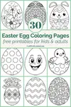 Download free printable Easter egg coloring pages! Perfect for kids & adults to color, decorate, and celebrate Easter creatively.