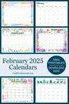 Free February calendars for 2025 help you transform your month. Download now for a beautifully organized month ahead.
