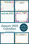 Get organized this New Year with our free printable January calendars for 2025. Perfect for planning, scheduling, and tracking. Download now and stay organized!