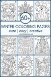 Warm up your winter with 61 free winter coloring pages for kids and adults! Includes snowflakes, snowmen, winter animals, cozy scenes, and holiday fun. Great for classrooms, crafts, and creative writing prompts.