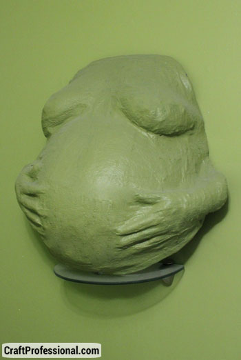 Belly casting full torso with hands