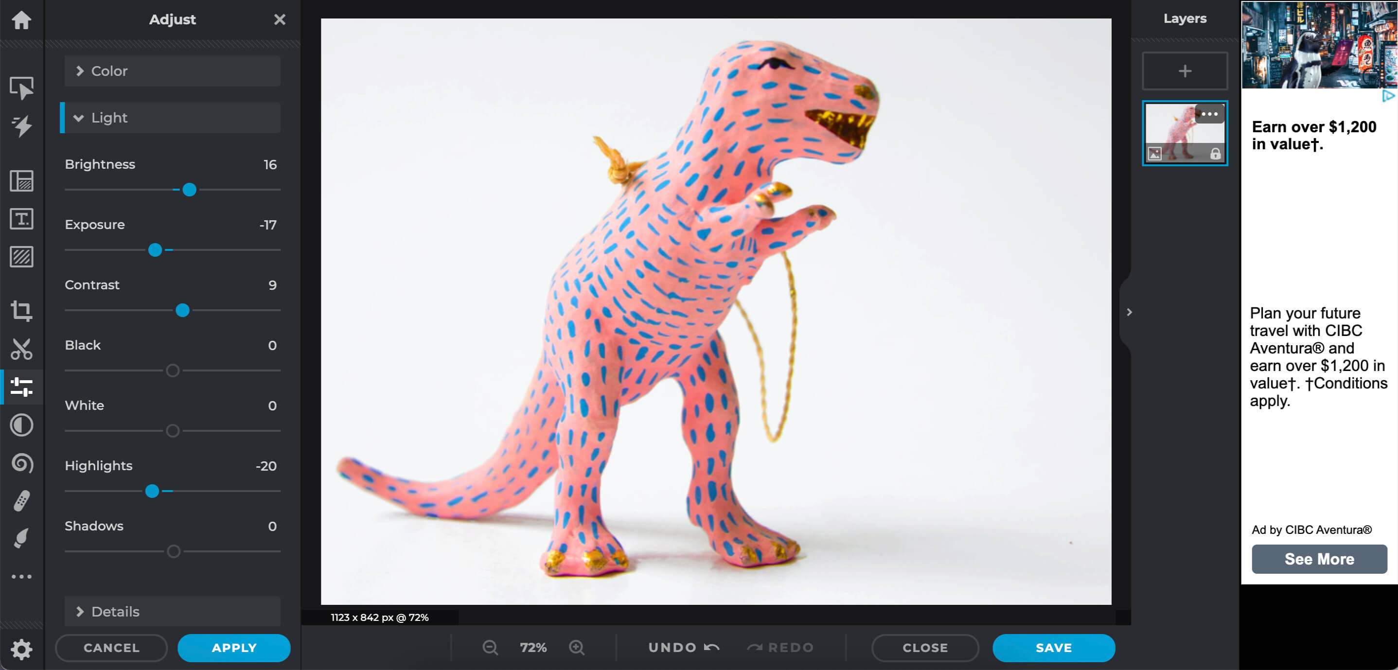 Light adjustment tool Light adjustment tool