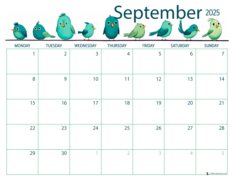 September Calendars Get Organized With Free Printables for 2025