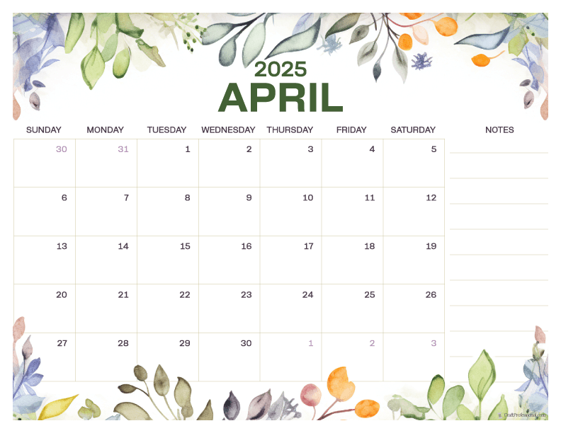 Printable April Calendars 2025 printable-april-calendars-2025