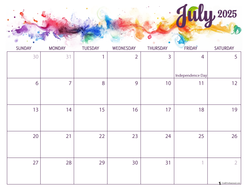 Printable Calendars for 2025