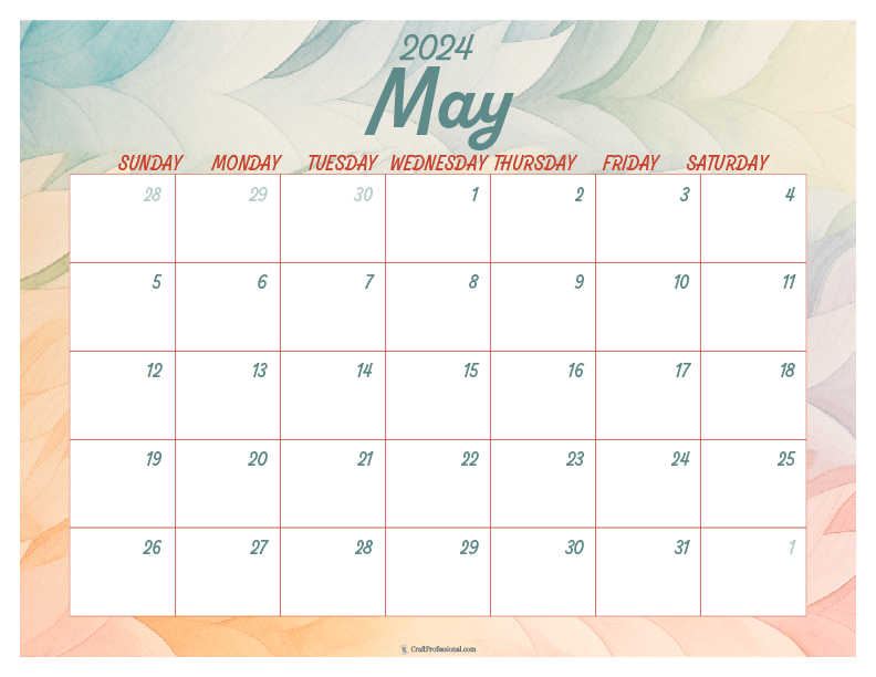 Circle Time Calendar Printables May Calendar 2025 Printable