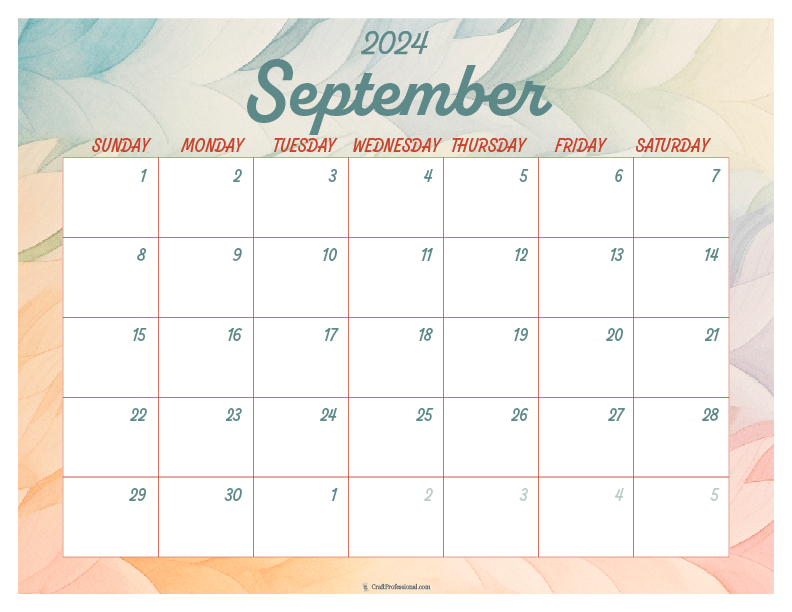 September Calendars - Get Organized With Free Printables for 2025
