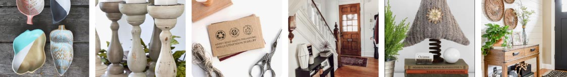 Eco-friendly handmade items on a Pinterest board - screenshot. Eco-friendly handmade items on a Pinterest board - screenshot.