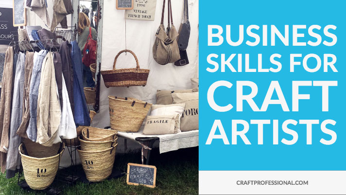 Craft booth with text business skills for craft artists Craft booth with text business skills for craft artists