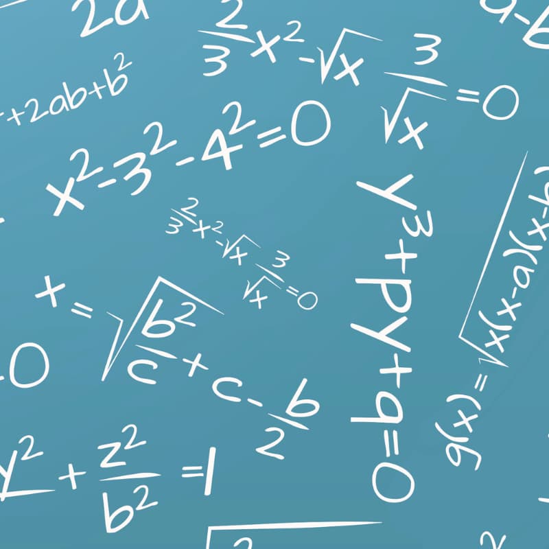 Collage of math formulas representing formulas used to price handmade items. Collage of math formulas representing formulas used to price handmade items.