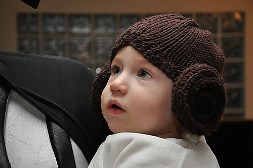 Princess Leia hair hat knitting pattern
