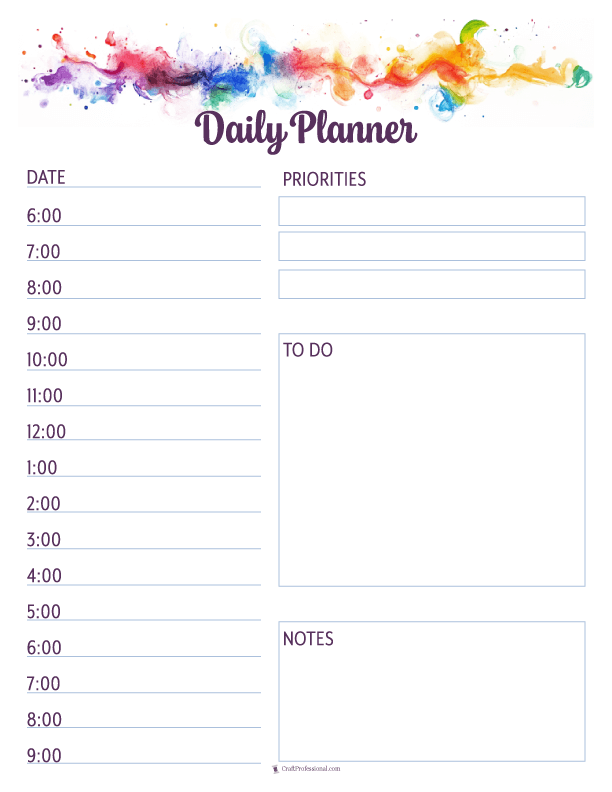 daily-planner-printables for Free Printable Hourly Daily Planner Daily Planner Printables for Free Printable Hourly Daily Planner