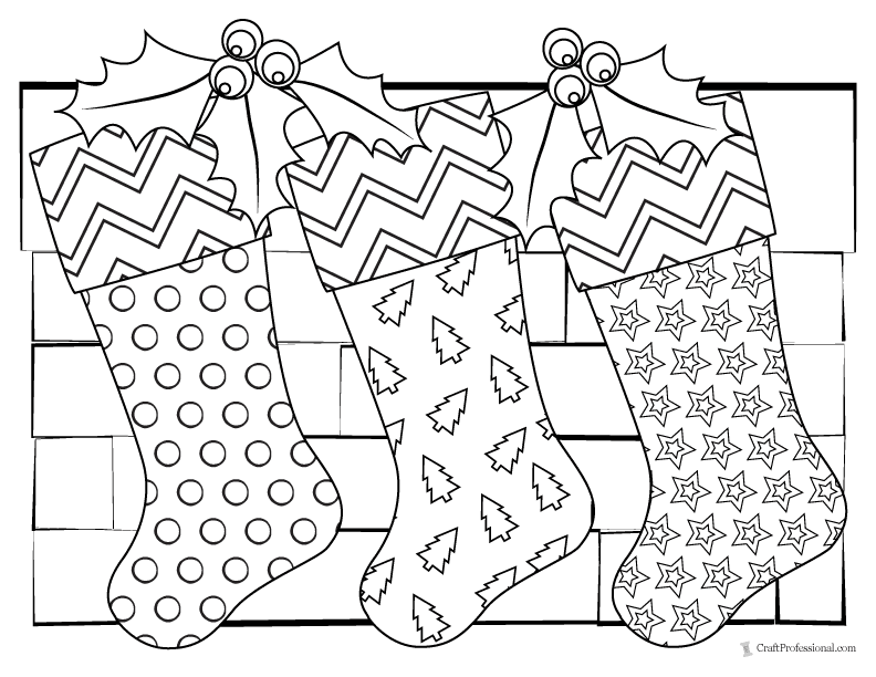 printable coloring pages for adults christmas