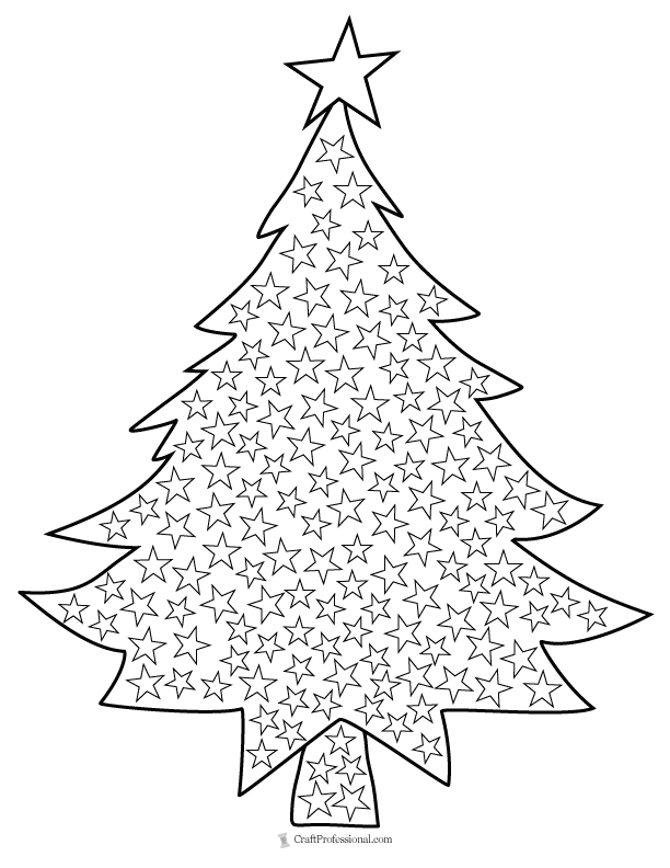 10 Star Coloring Pages for Christmas Fun: A Festive Coloring Adventure