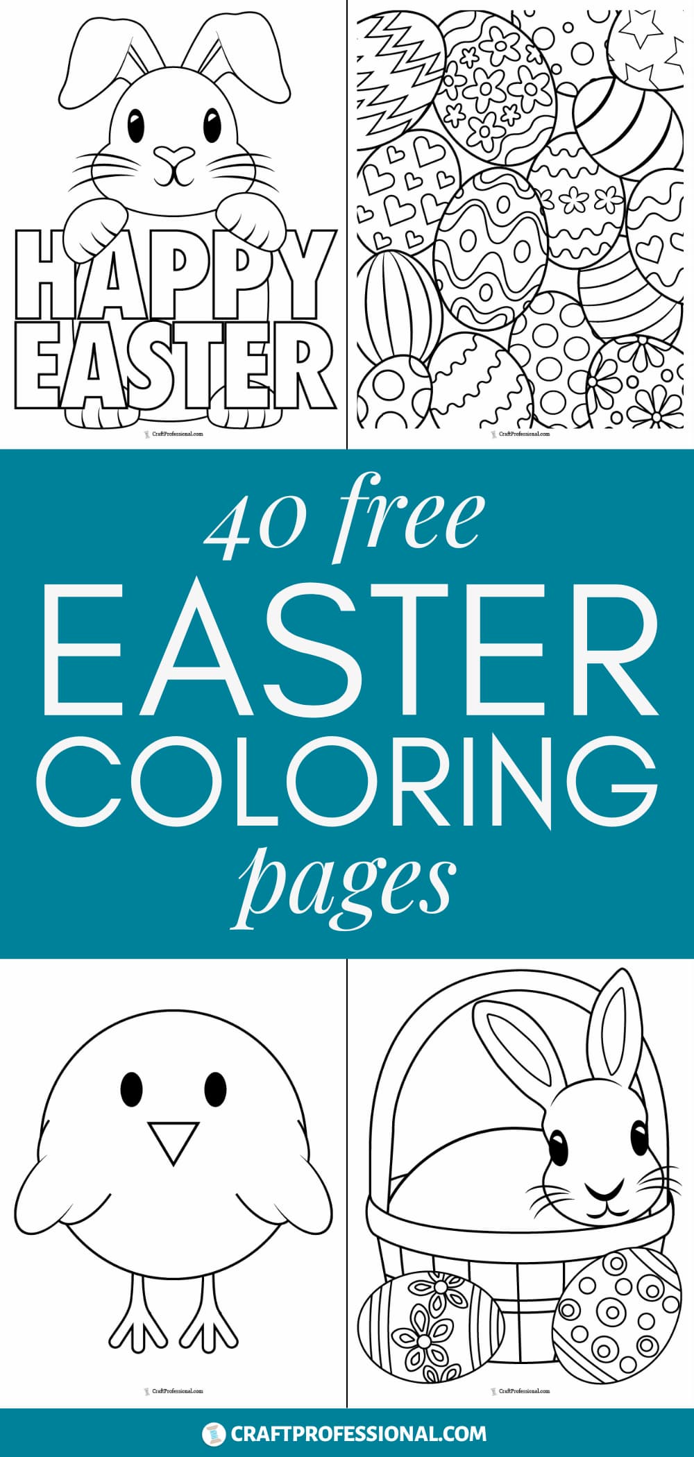 40 Easter Coloring Pages to Print