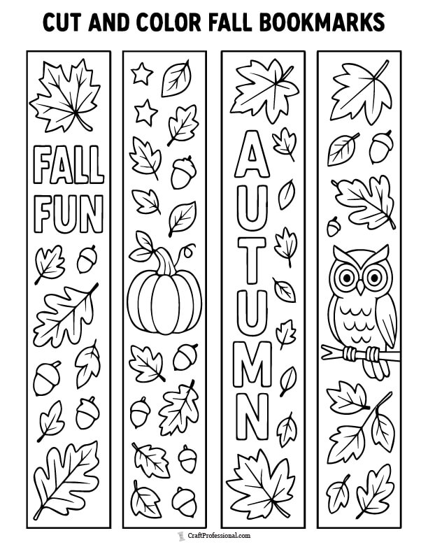 63 Free Fall Coloring Pages for Kids & Adults to Print