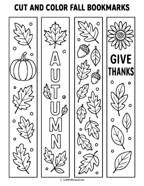 63 Free Fall Coloring Pages for Kids & Adults to Print