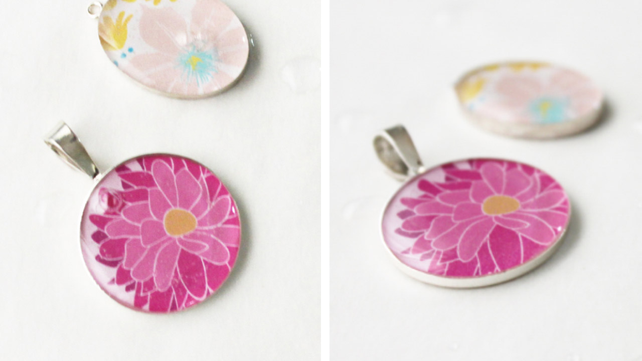 Resin Jewelry Making with Wood Bezels and Real Flowers - Easy to Follow  Process Tutorial 