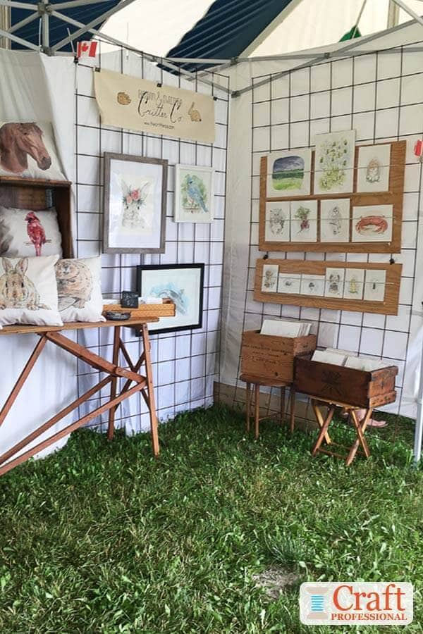 Photos of Art Show Displays