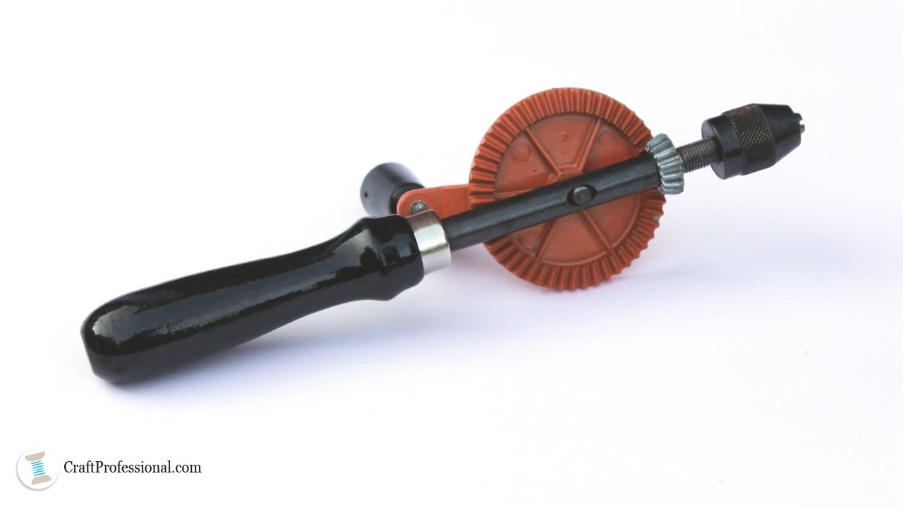 Hand drill for resin jewelry making