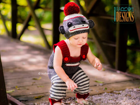 Sock monkey costume pattern by IraRott Patterns