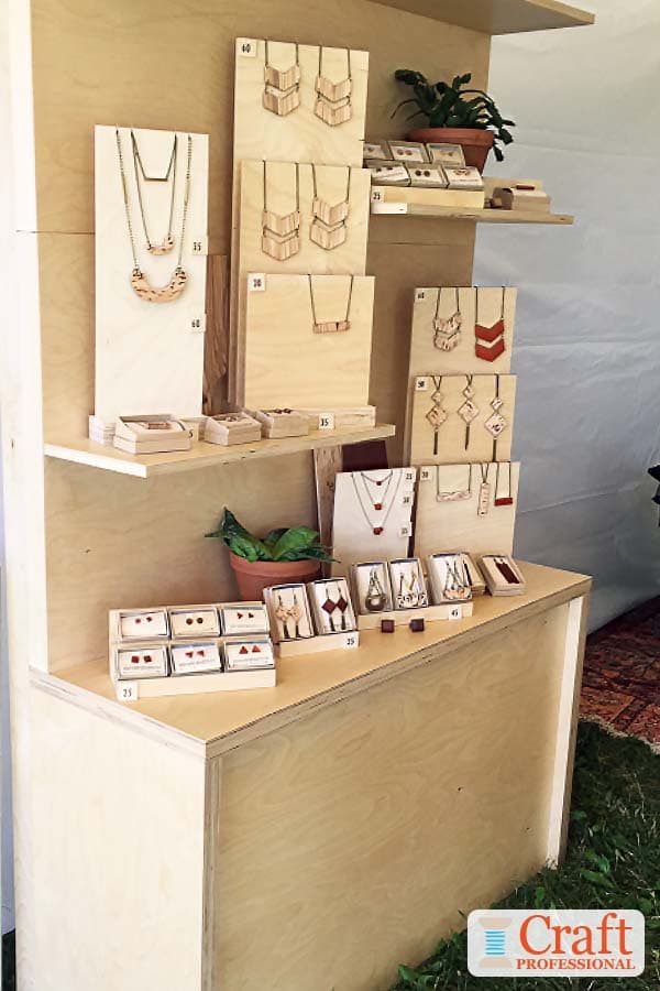 How To Display Necklaces At A Craft Show - Diy Earring Display For Craft Shows