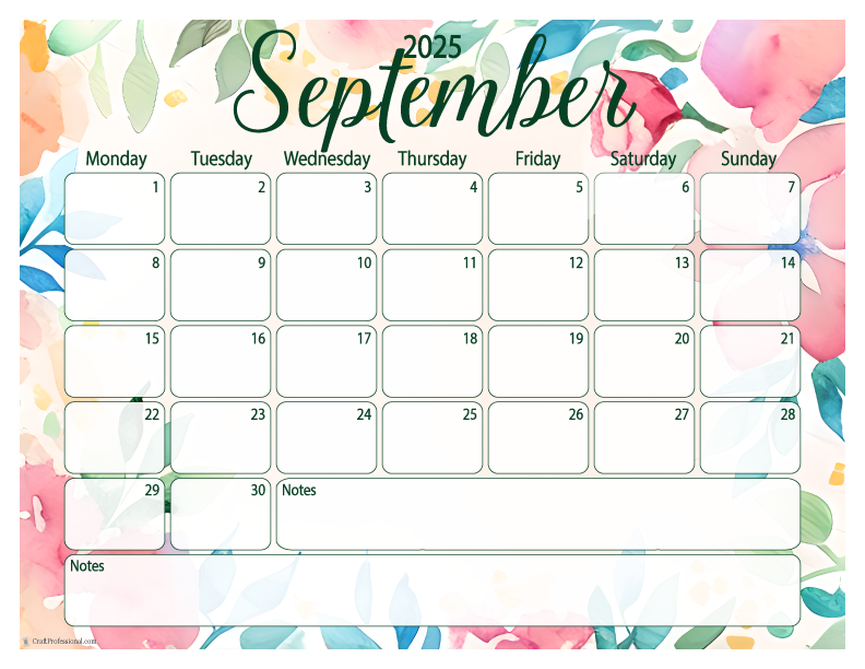 September Calendars Get Organized With Free Printables for 2025