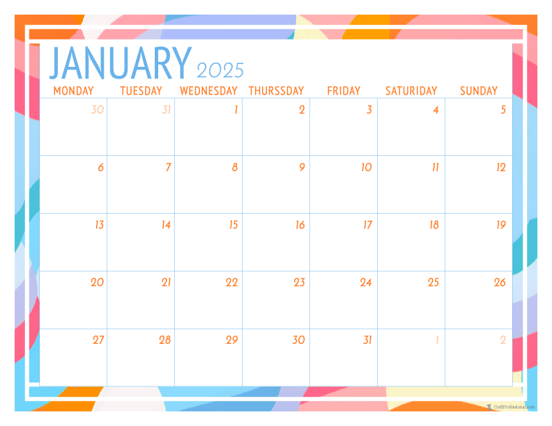 Free Printable January Calendars to Kickstart 2025 free-printable-january-calendars-to-kickstart-2025