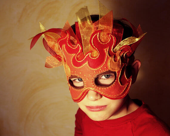 Fire mask pattern by Oxeye Daisey