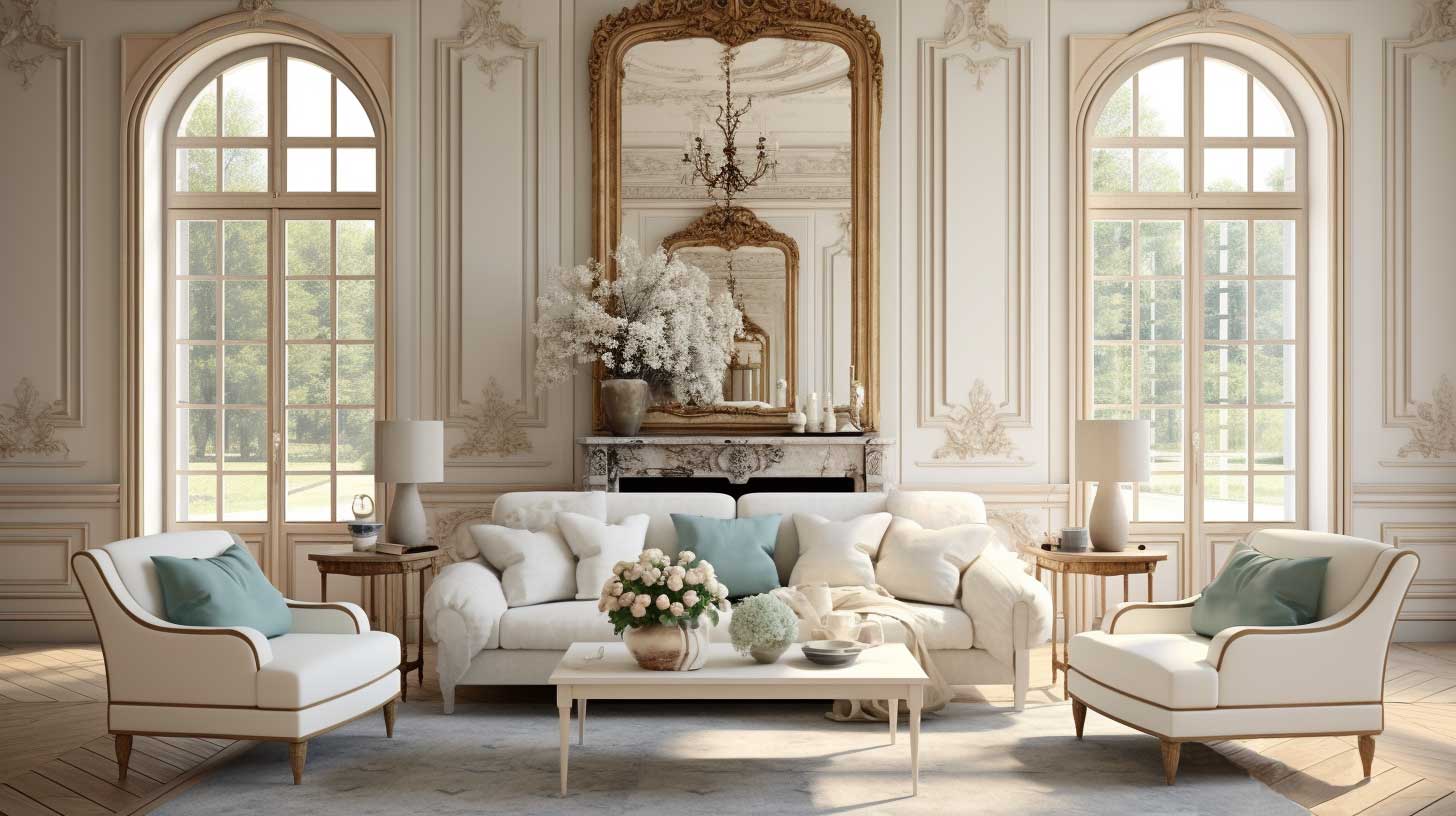 Classic Parisian style living room Classic Parisian style living room