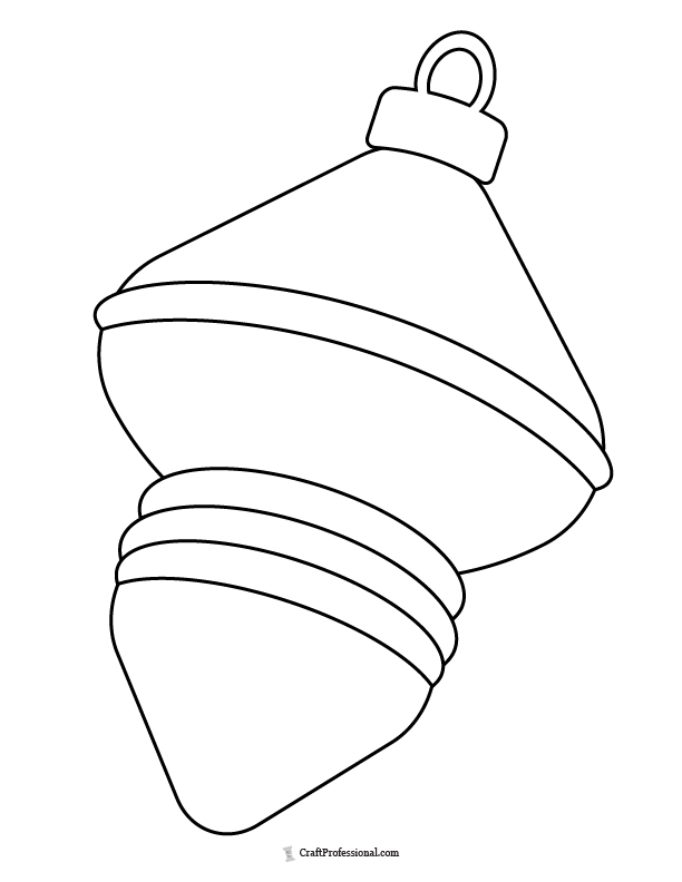 Vintage ornament coloring page
