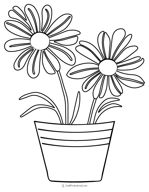 30 Flower Coloring Pages