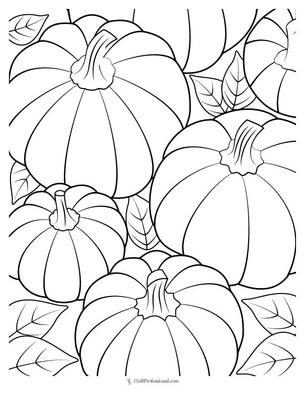 Girl Holding Pumpkin Coloring Page {FREE Printable} – The Art Kit