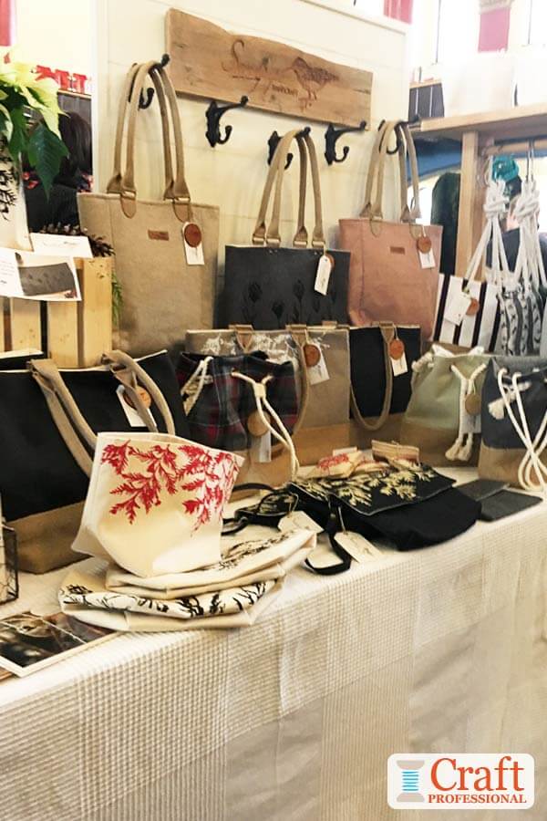 Handbag Display Ideas - 9 Gorgeous Craft Booth Photos