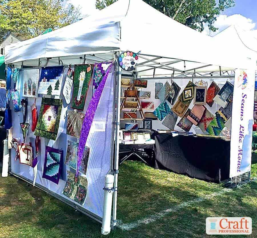 Sewing Booth Ideas for Craft Shows With 3 Fantastic Photos