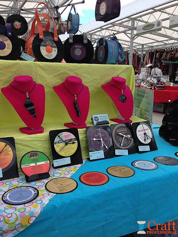 Colorful tabletop craft booth design Colorful tabletop craft booth design