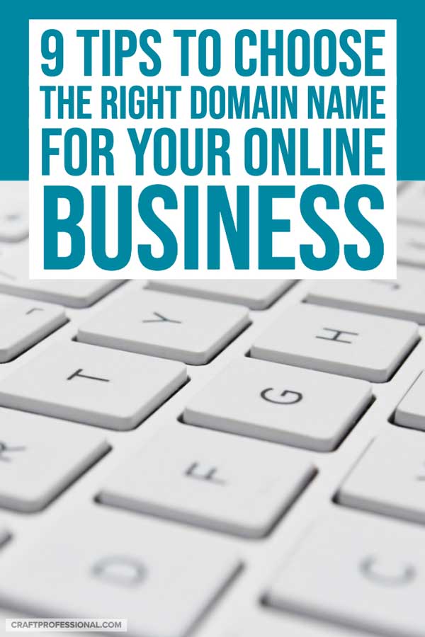 Sell Your Crafts Online 9 Tips For Choosing A Domain Name