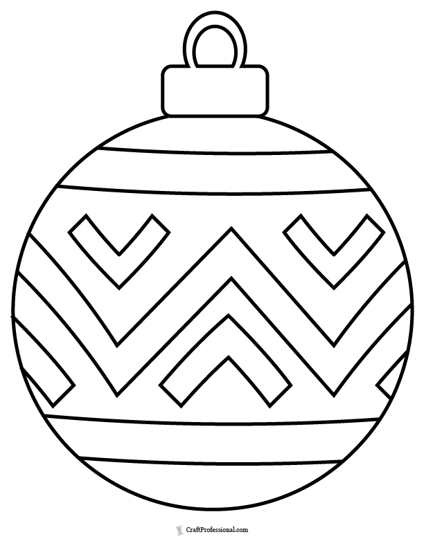 26 Christmas Ornament Coloring Pages