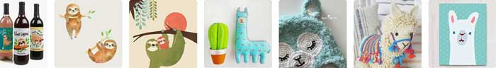 Sloths and llamas trend examples Sloths and llamas trend examples