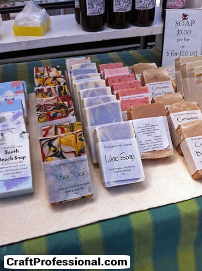 Handmade Soap Displays